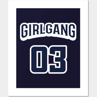 Girl Gang Jersey Posters and Art